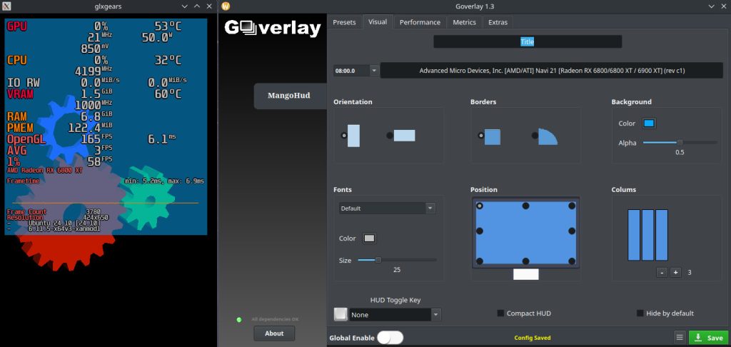 Which graphics APIs does MangoHud support?